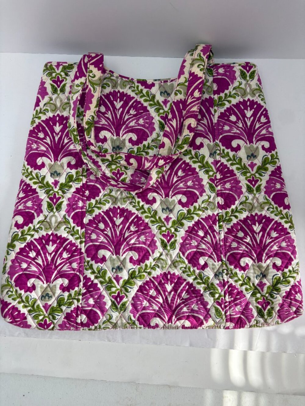 Vera Bradley Julep Tulip Signature Cotton Tote – Spacious, Classic Floral